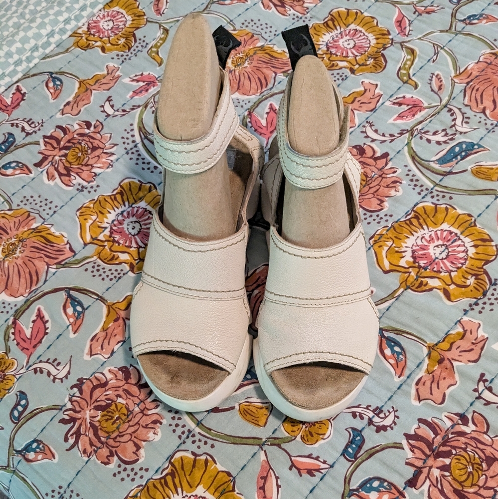 Fly London Platform Ankle Strap Sandal